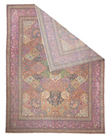 Antique  Dabir Kashan Rug 8'10'' x 11'6''