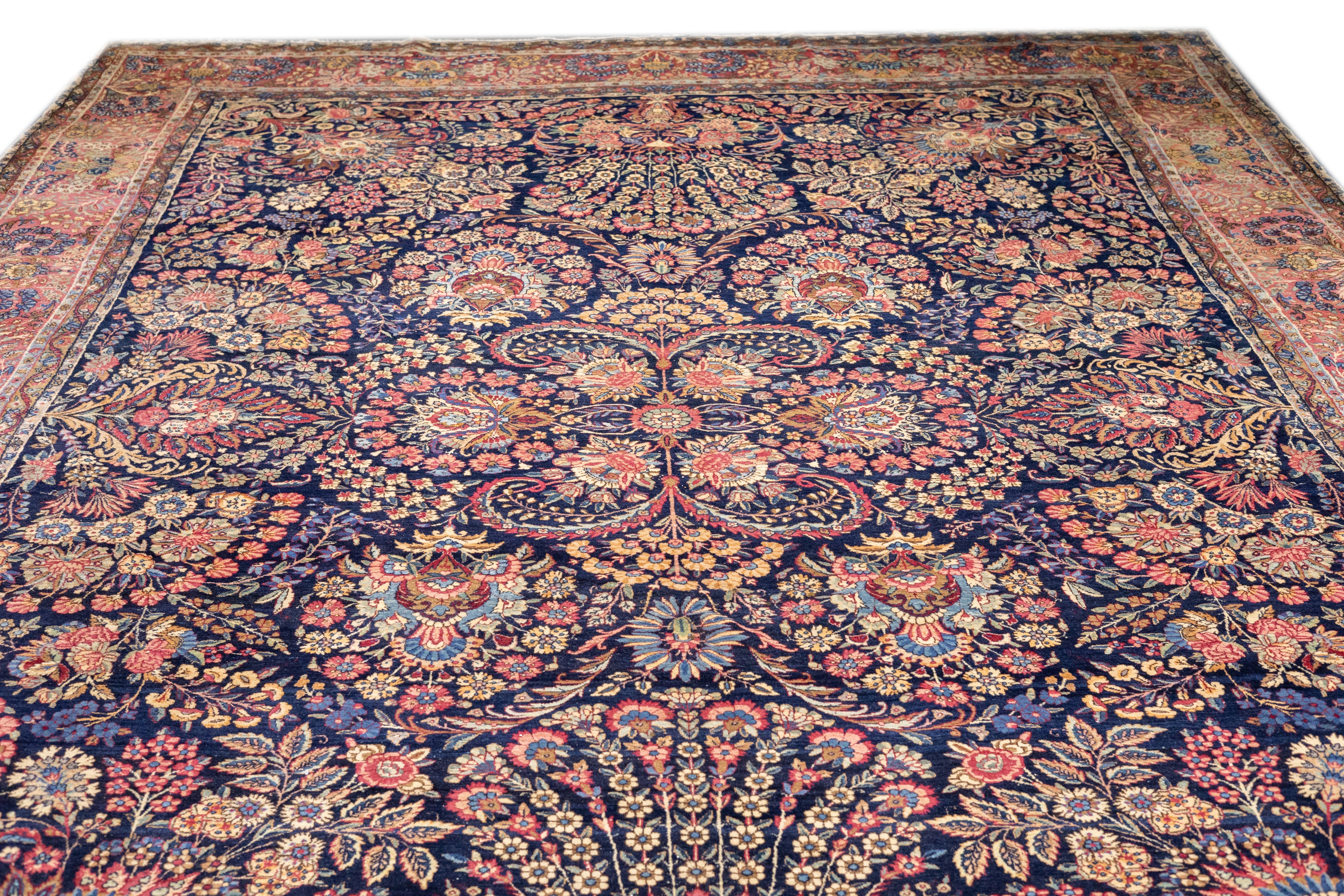 Antique  Kerman Rug 10'1'' x 14'3''