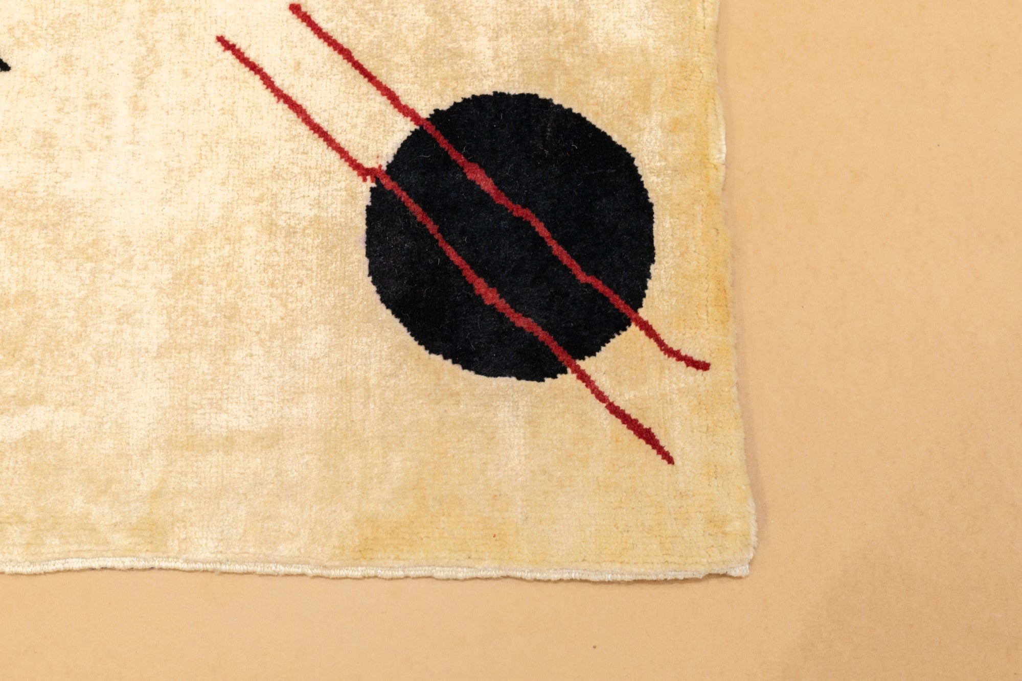 Mid Century Harmony in Abstraction Rug Designed by Wassily Kandinsky 6'7'' x 8'1''