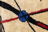 Mid Century Harmony in Abstraction Rug Designed by Wassily Kandinsky 6'7'' x 8'1''