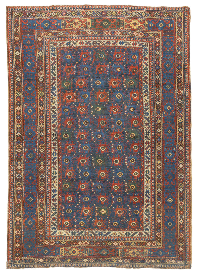Antique Caucasian Shirvan Rug 4'7'' x 6'6''