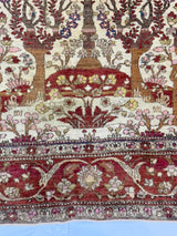 Antique  Tehran Rug 4' 3'' x 6' 3''