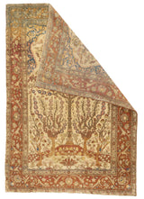 Antique  Tehran Rug 4' 3'' x 6' 3''