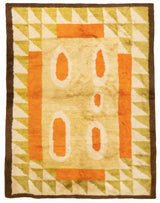Fine Vintage Swedish Wool Rug 5'4'' x 7'