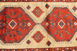 Fine Antique  Karaje Heriz Runner 3'0" x 8'11''