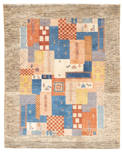 Vintage  Gabbeh Rug 5'3'' x 6'6''