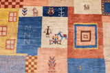 Vintage  Gabbeh Rug 5'3'' x 6'6''
