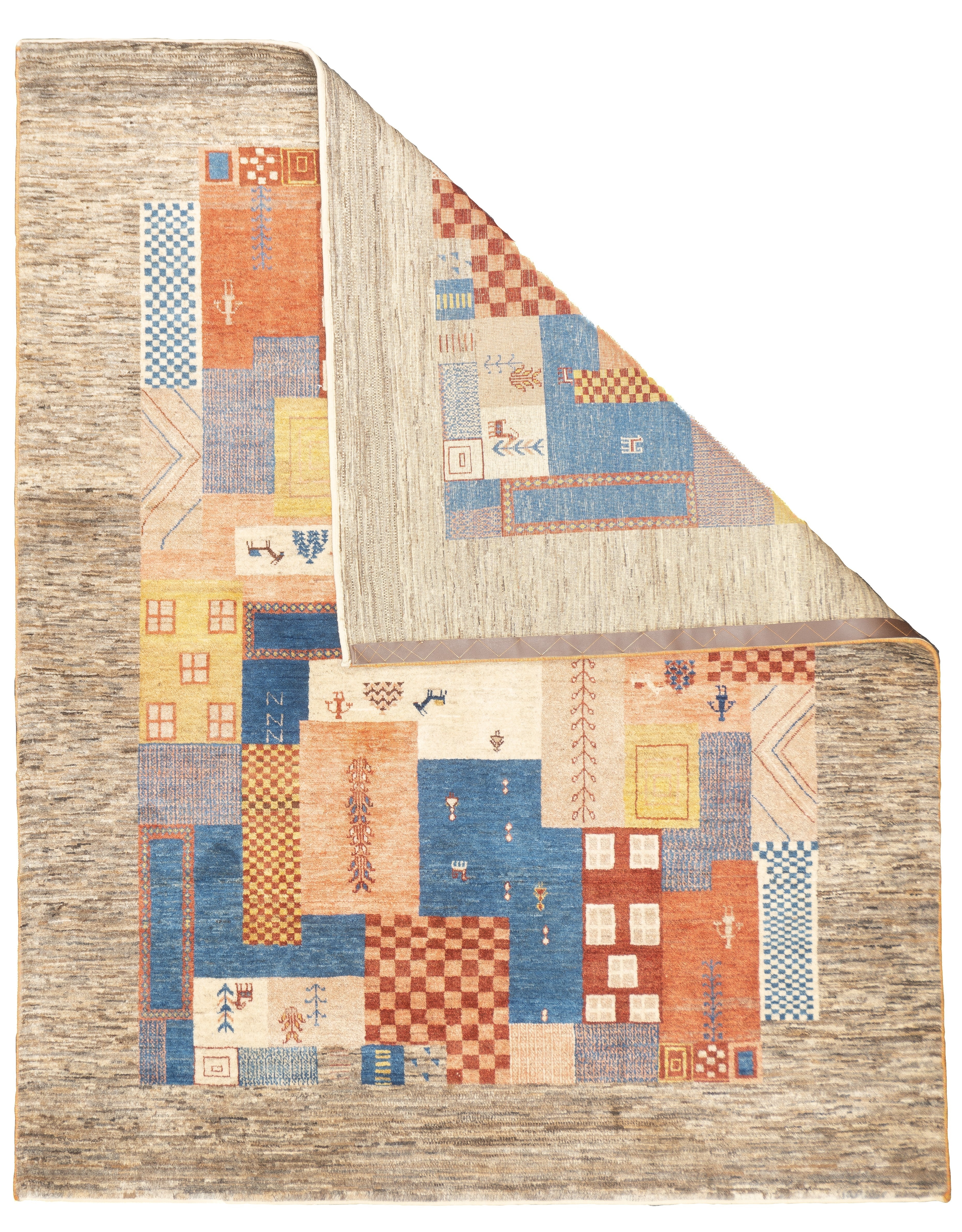 Vintage  Gabbeh Rug 5'3'' x 6'6''