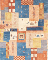 Vintage  Gabbeh Rug 5'3'' x 6'6''