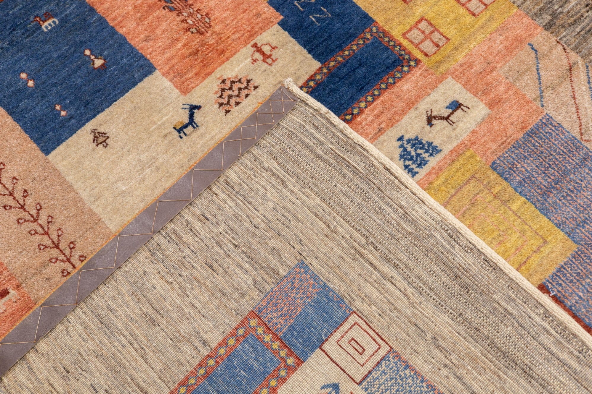Vintage  Gabbeh Rug 5'3'' x 6'6''
