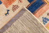 Vintage  Gabbeh Rug 5'3'' x 6'6''