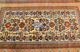 Antique Caucasian Perpedil Rug 4'4'' x 6'2''
