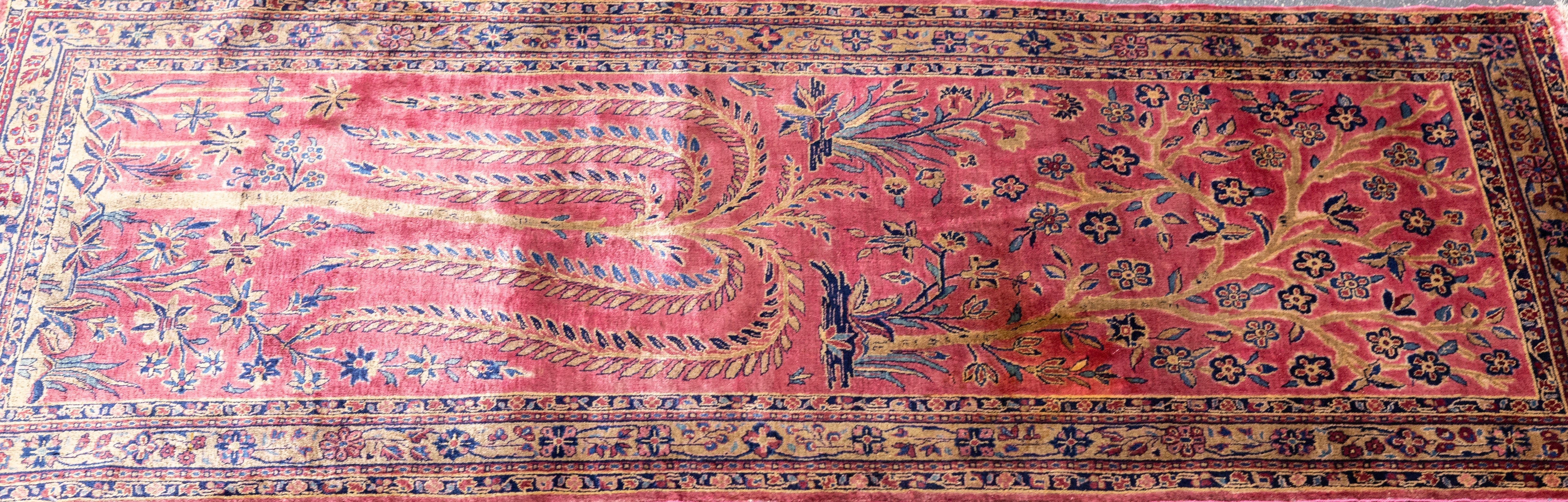 Antique Silk  Kashan Rug 2' 1'' x 5' 0"