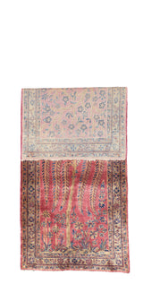 Antique Silk  Kashan Rug 2' 1'' x 5' 0"