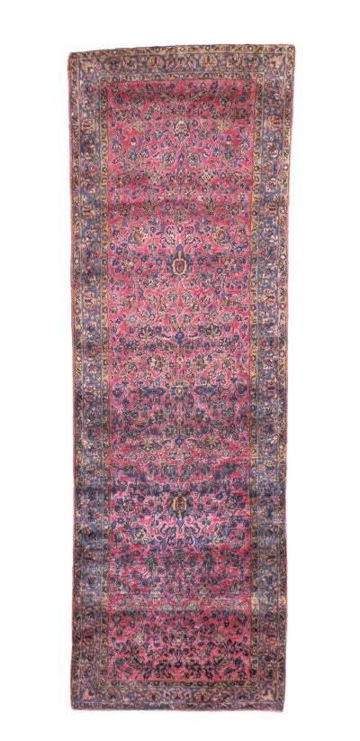 Antique Silk  Kashan Rug 1'11'' x 5'11''
