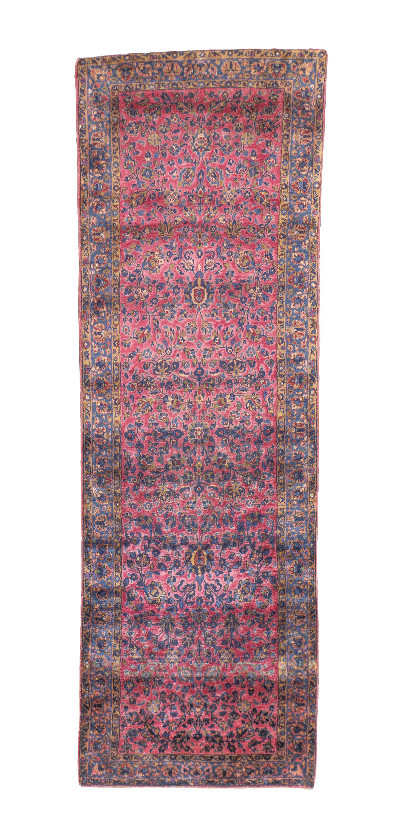 Antique Silk  Kashan Rug 1'11'' x 5'11''