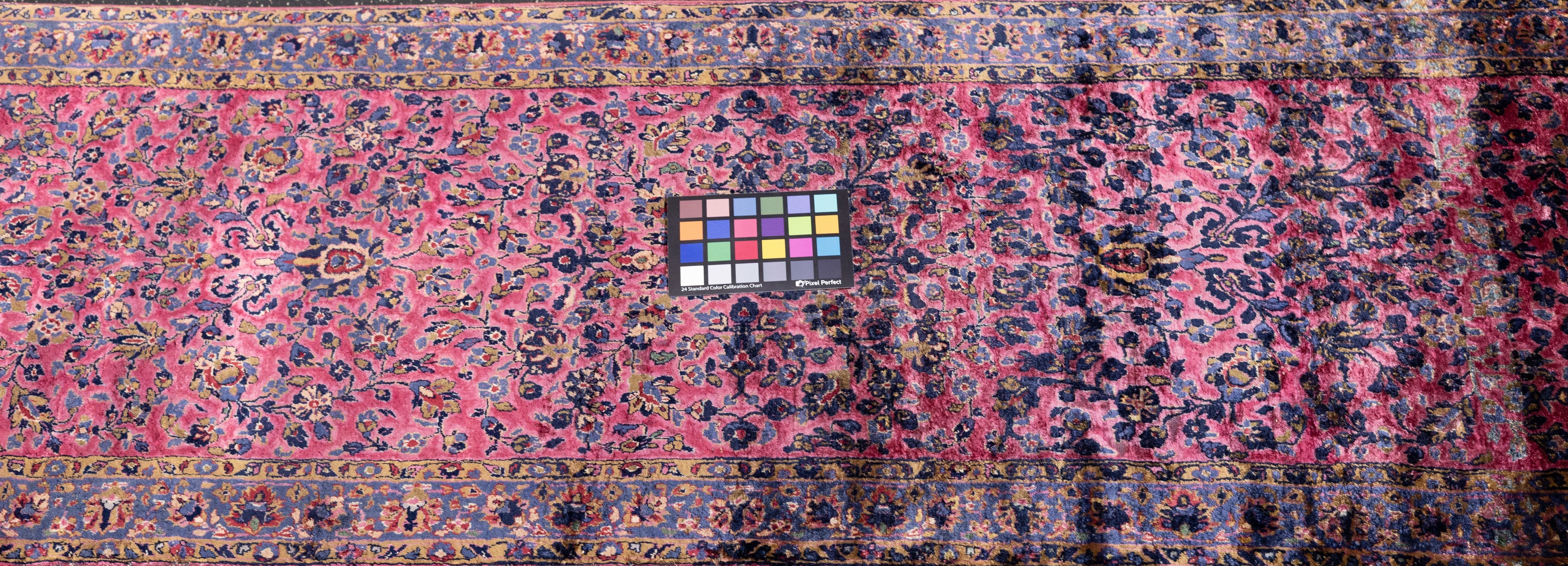 Antique Silk  Kashan Rug 1'11'' x 5'11''