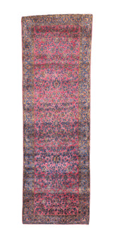 Antique Persian Silk Kashan 1'11'' x 5'11''
