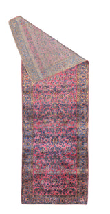 Antique Silk  Kashan Rug 1'11'' x 5'11''