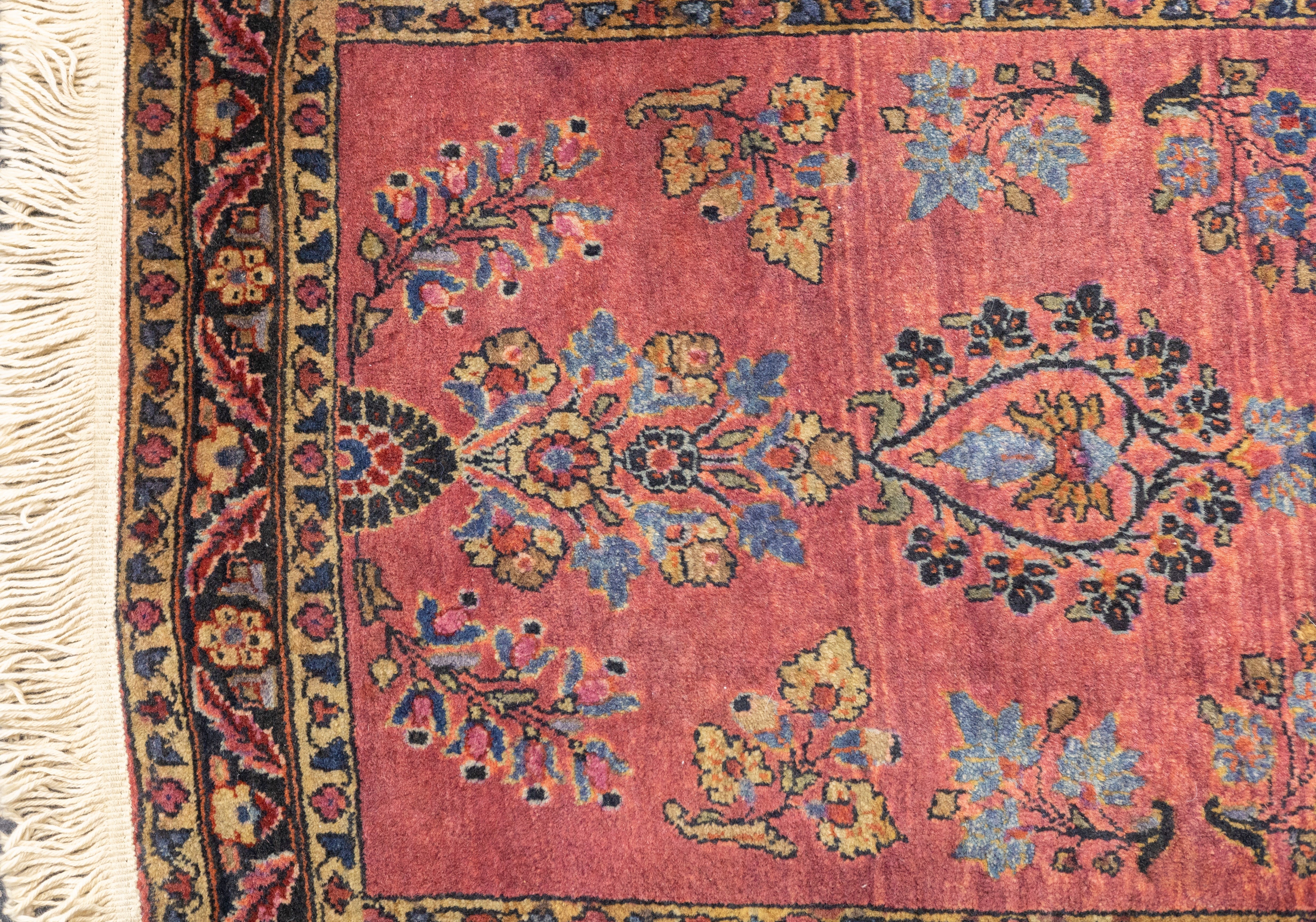 Antique Sarouk Rug 1'11'' x 2'6''