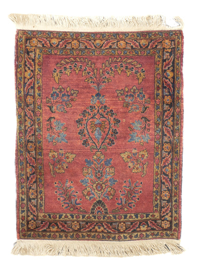 Antique Sarouk Rug 1'11'' x 2'6''