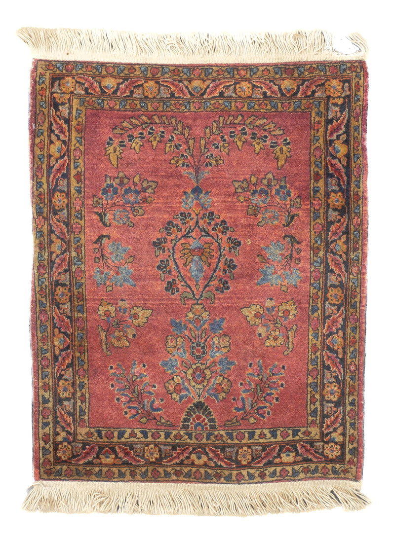 Antique Sarouk Rug 1'11'' x 2'6''