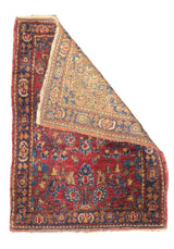 Antique Sarouk Rug 2'0" x 2'7''