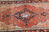 Antique Mohtasham Kashan Rug 4' 3" x 6' 5"