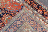 Antique Mohtasham Kashan Rug 4' 3" x 6' 5"