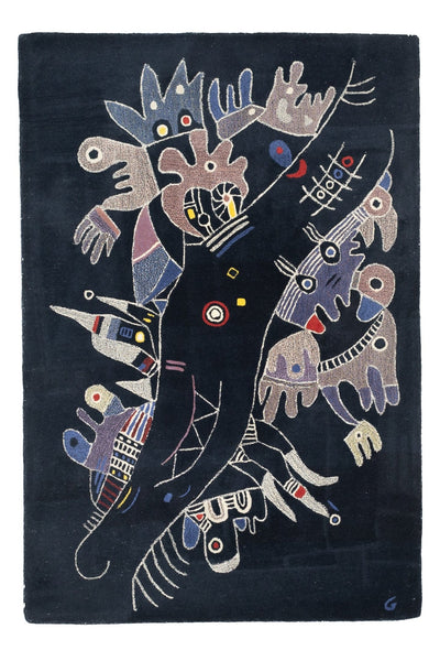 Mid Century Artistic French Tapestry 5' 3'' x 7' 8''