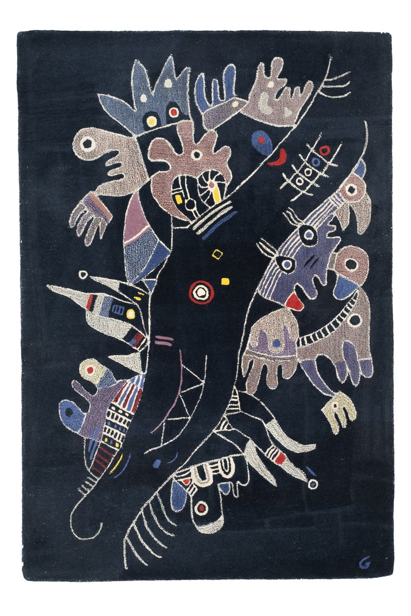 Mid Century Artistic French Tapestry 5' 3'' x 7' 8''