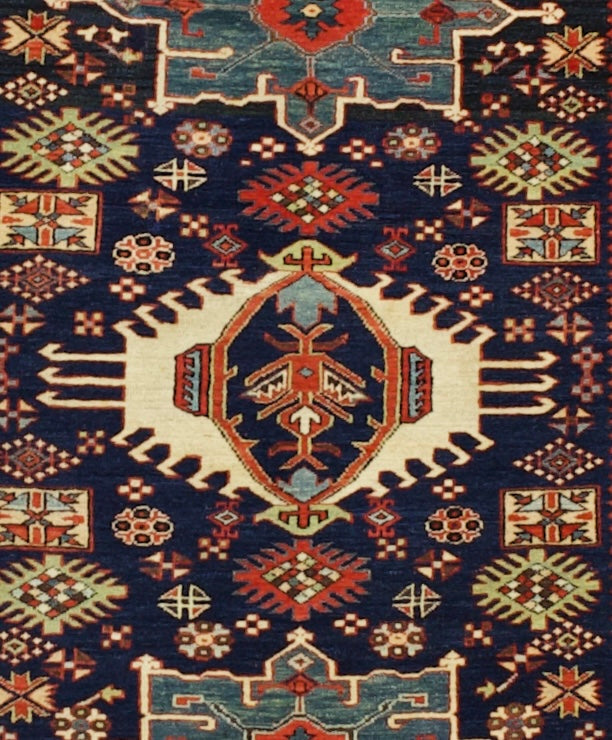 Fine Antique  Karajeh Heriz Rug 4'7" x 5' 10''