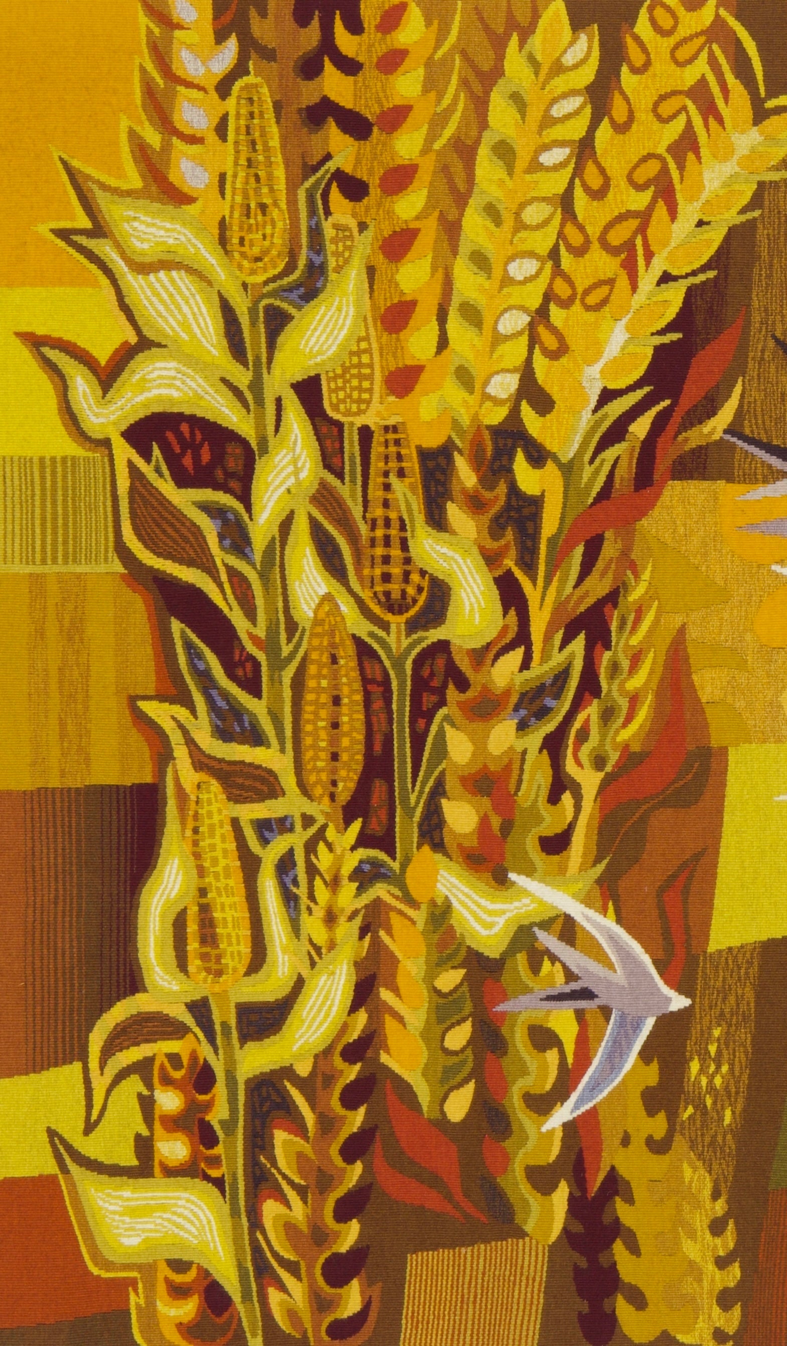 Fine Mid century French tapestry Signed by Simon Chaye 4' 0" x 6' 2"