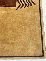 French Art Deco Rug 7' 2'' x 9' 1''