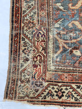 Antique Shabby Chic Sultanabad Mahal Rug 5' 5'' x 9' 5''