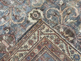 Antique Shabby Chic Sultanabad Mahal Rug 5' 5'' x 9' 5''