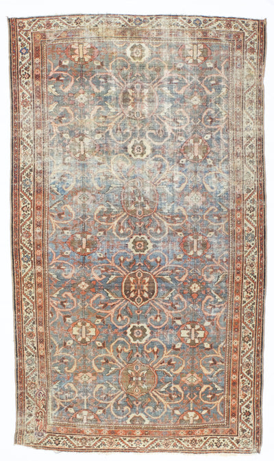 Antique Shabby Chic Sultanabad Mahal Rug 5' 5'' x 9' 5''