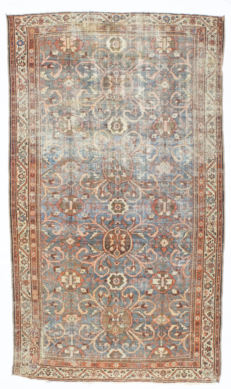 Antique Shabby Chic Sultanabad Mahal Rug 5' 5'' x 9' 5''