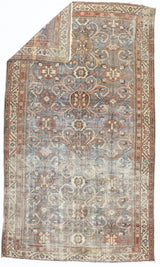 Antique Shabby Chic Sultanabad Mahal Rug 5' 5'' x 9' 5''