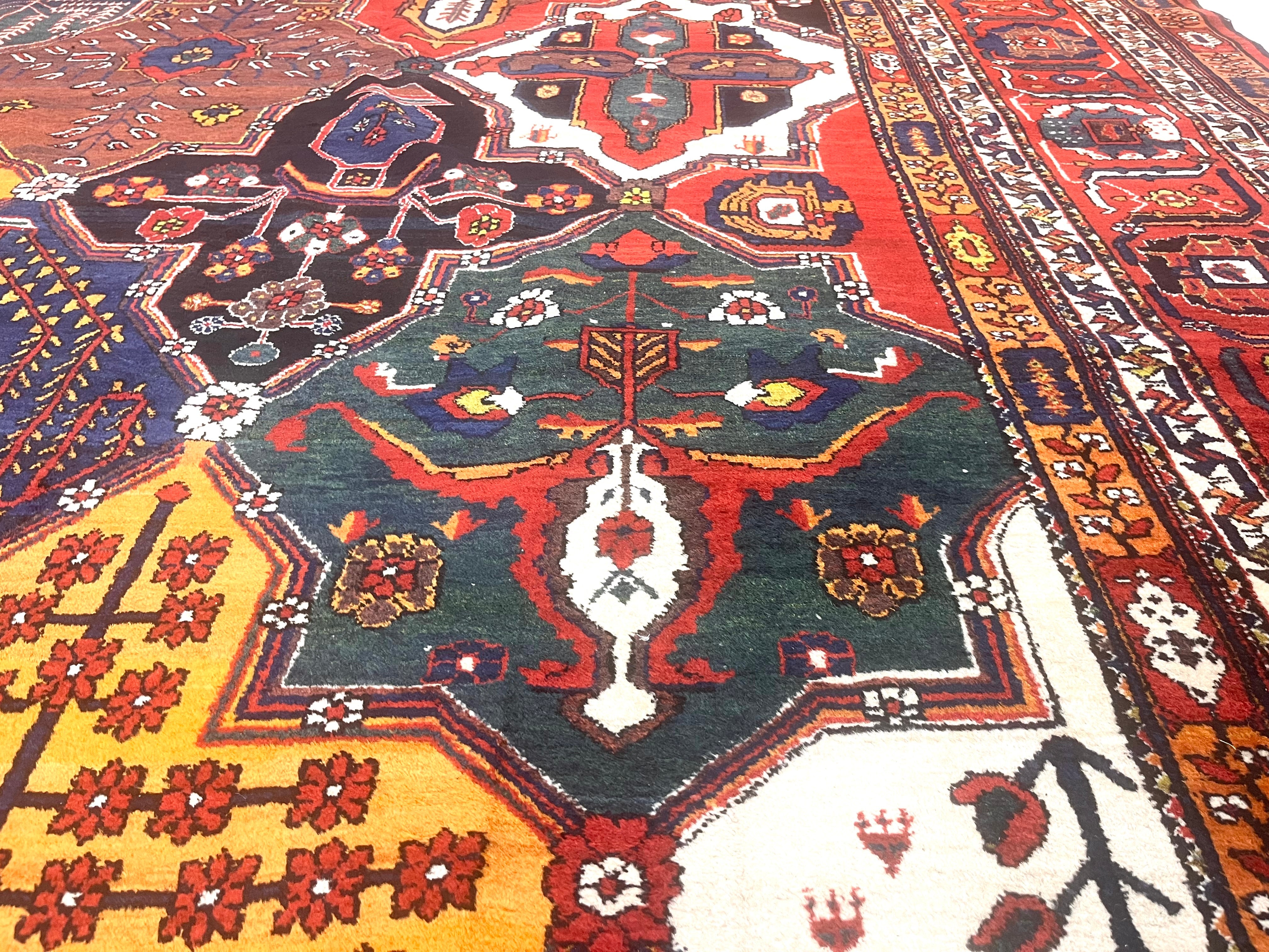 Antique Bakhtiari Rug 13' 6'' x 20' 5''
