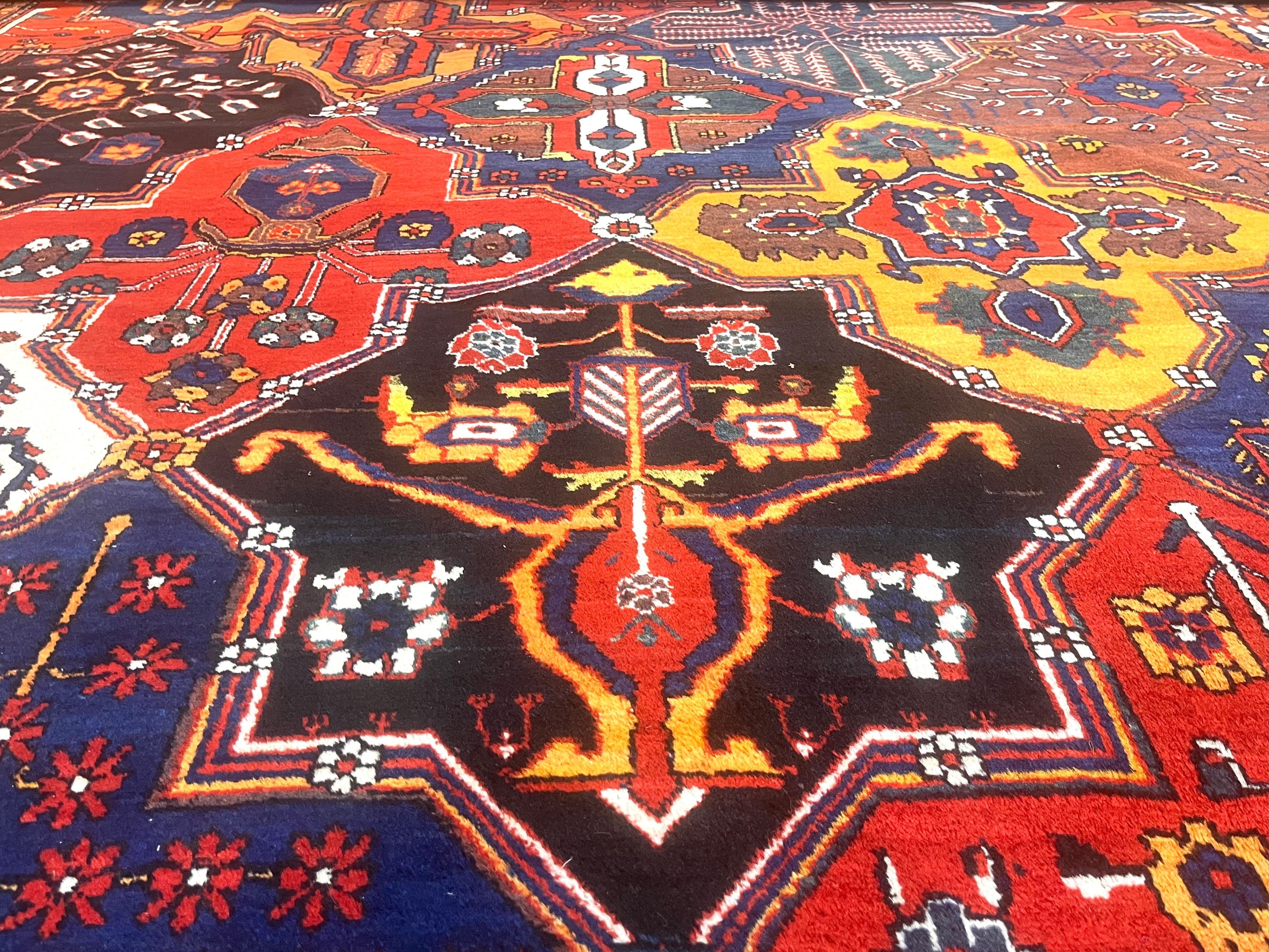 Antique Bakhtiari Rug 13' 6'' x 20' 5''