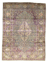 Fine Antique Silk Rug 7' 5" x 10' 0"