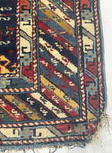Antique Caucasian Kuba Rug 3' 10" x 4' 5''