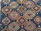 Antique Caucasian Kuba Rug 3' 10" x 4' 5''