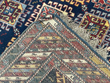 Antique Caucasian Kuba Rug 3' 10" x 4' 5''
