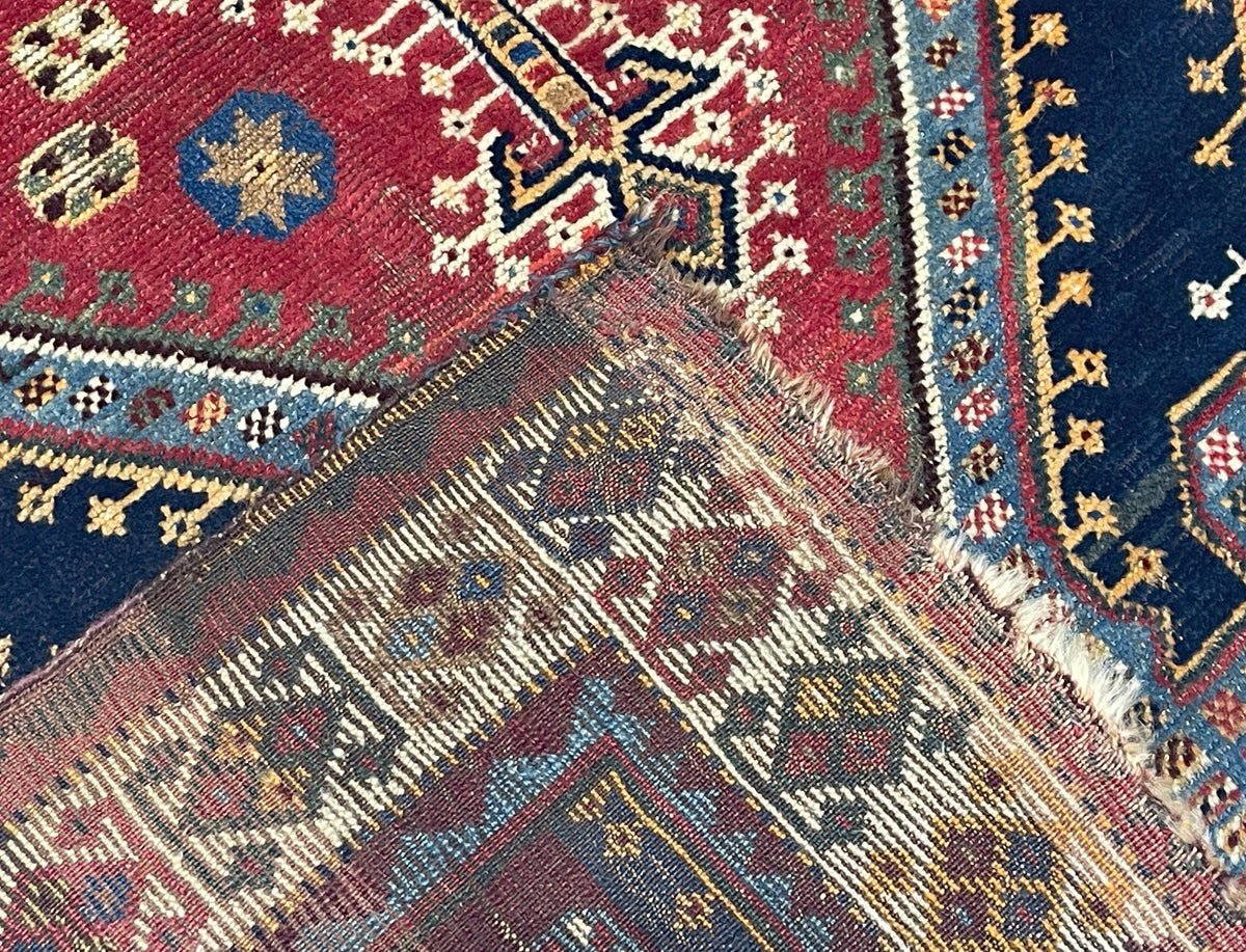 Antique Tribal  Gashgai Gabbeh Rug 4'5" x 7' 1''