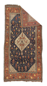 Fine Antique Tribal Khamseh Rug 5' 5'' x 10' 4''
