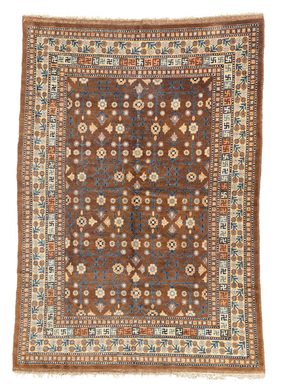 Fine Vintage Khotan Wool Rug 6' 6