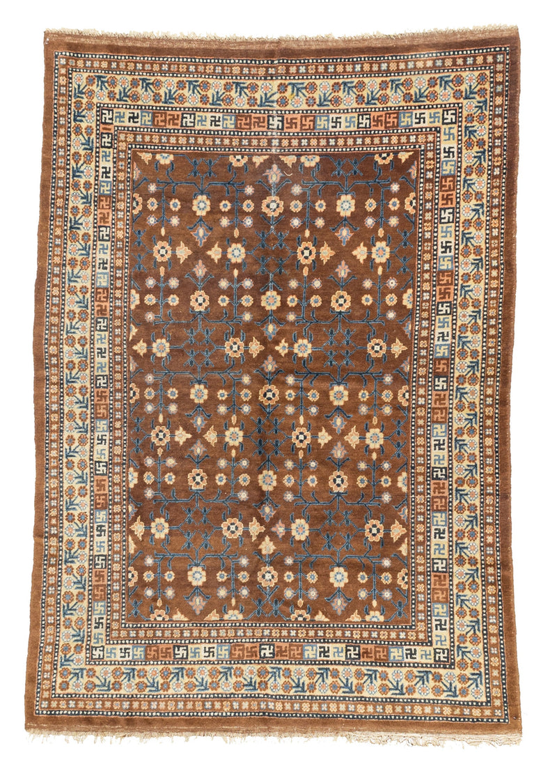 Fine Vintage Khotan Wool Rug 6' 6