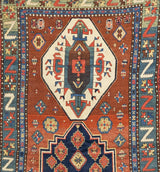 Antique Caucasian Kazak Rug 5' 0" x 9' 0"